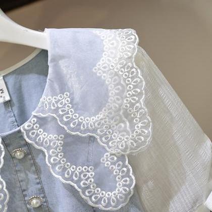 Lovely Lace Stitching Dress