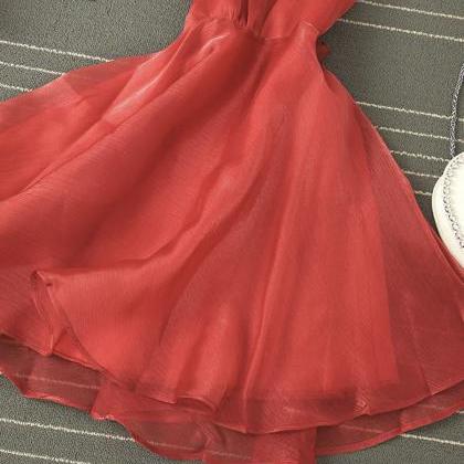 Cute Tulle Backless Short Dress Mini Dress