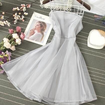 Cute Tulle Short Dress Mini Dress