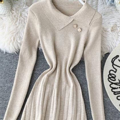 Sweater Round Neck Long-sleeved Sweater