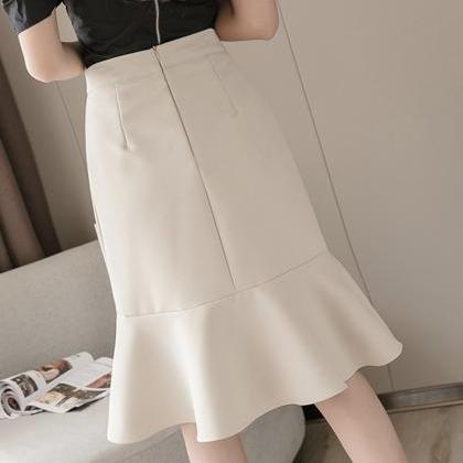 Cute A line chiffon irregular skirt..