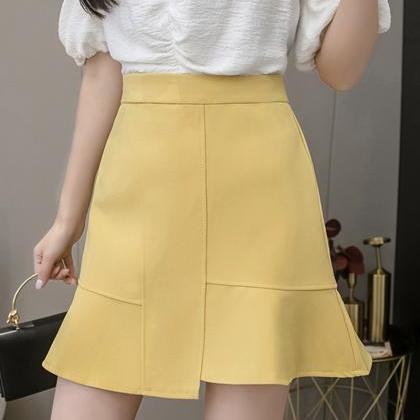 Lovely A Line Chiffon Irregular Short Skirt Wrap..