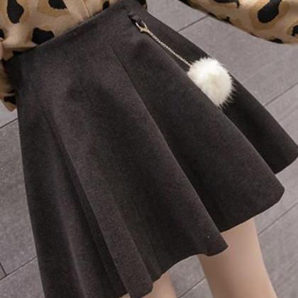 Cute A Line Short Skirt