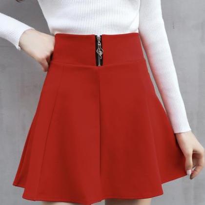Stylish A line short skirt
