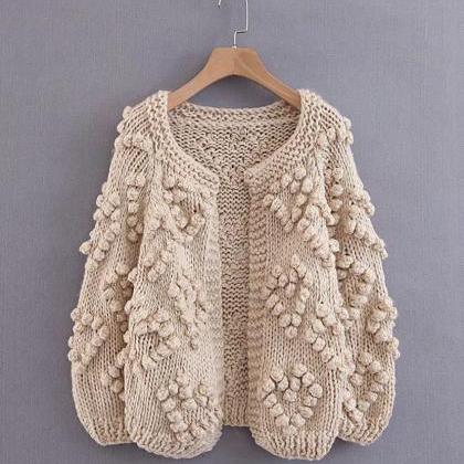 Sweater Knitted Cardigan Jacket