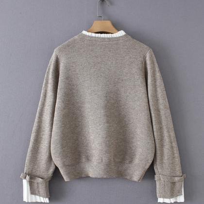 Sweater Simple Long Sleeve Sweater