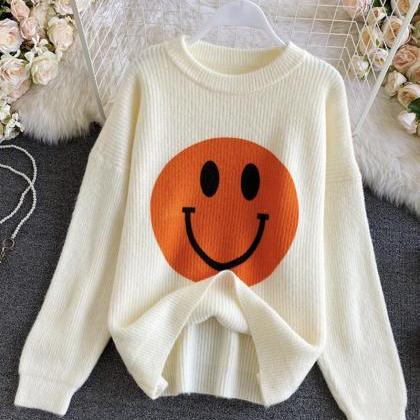 Cute Smiley Sweater