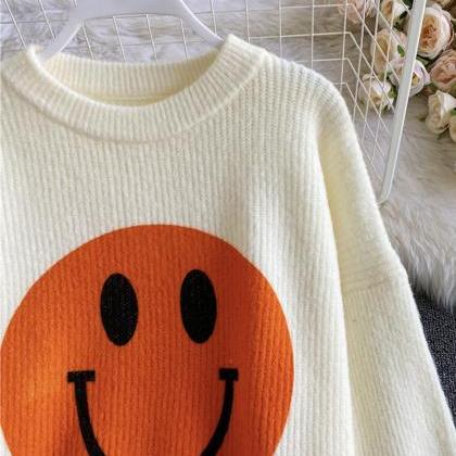 Cute Smiley Sweater