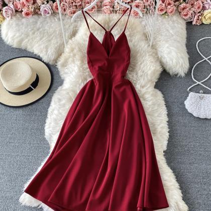 Simple A Line Dress Fashion Dress