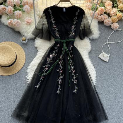Cute A Line Lace Short Dress Fashion Dress