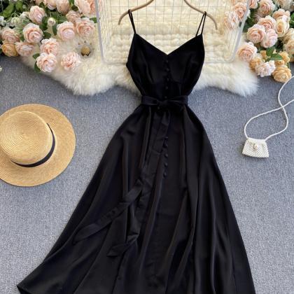 Cute A Line Chiffon Dress Fashion Dress