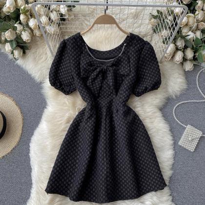 Cute A line short dress fashion dre..