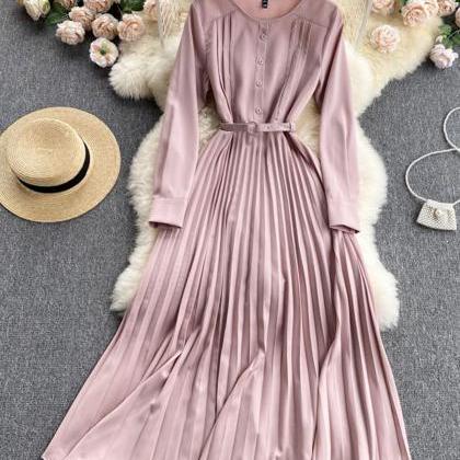 Elegant A Line Long Sleeve Dress Fashion Dress