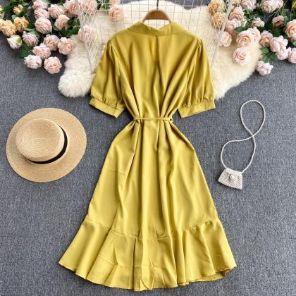 Elegant A Line Short Dress Fashion Dress