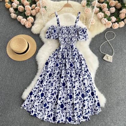 Cute A line off shoulder short dres..