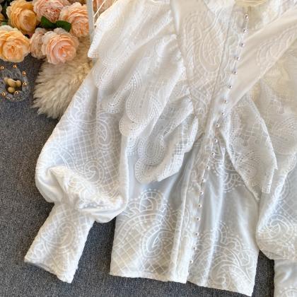 Lovely Lace Long Sleeve Top