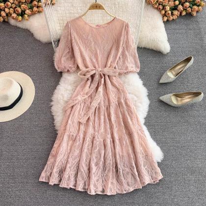 Cute Lace Short Dress A Line Fashion Dress