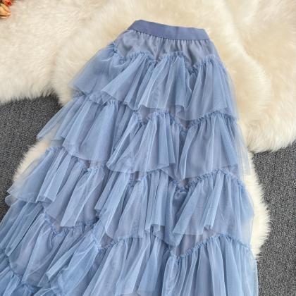 Cute Tulle Short A Line Skirt