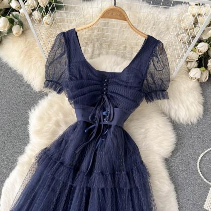 Cute Tulle Short Dress A Line Fashion Dress