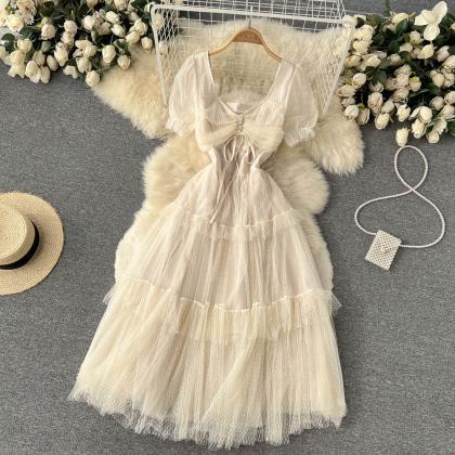 Cute Tulle Short Dress A Line Fashion Dress