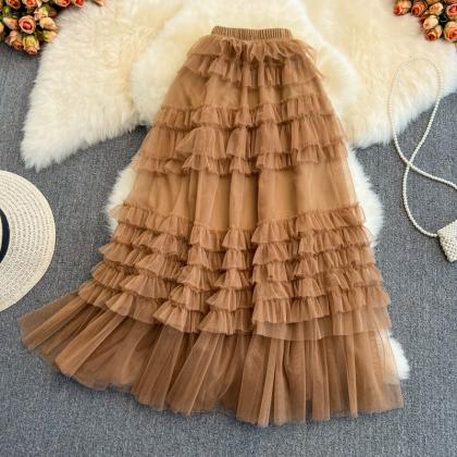 Cute Tulle Skirt A Line Fashion Skirt