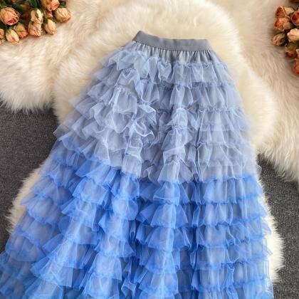 Cute A Line Tulle Skirt Fashion Skirt