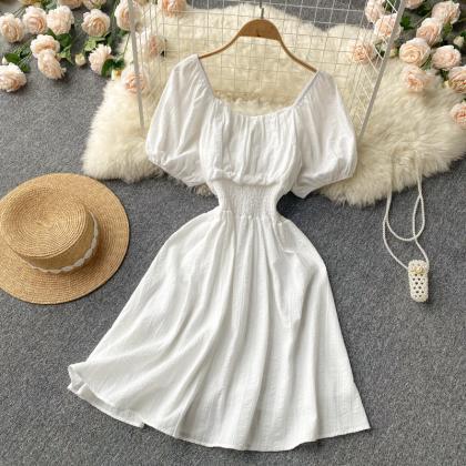 Simple A Line Short Dress Fashion Dress