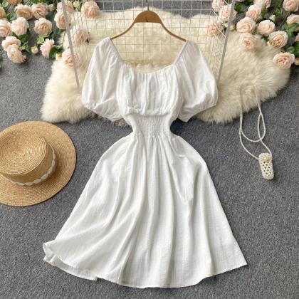 Simple A Line Short Dress Fashion Dress