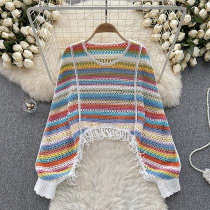 Cute Long Sleeve Knitted Sweater