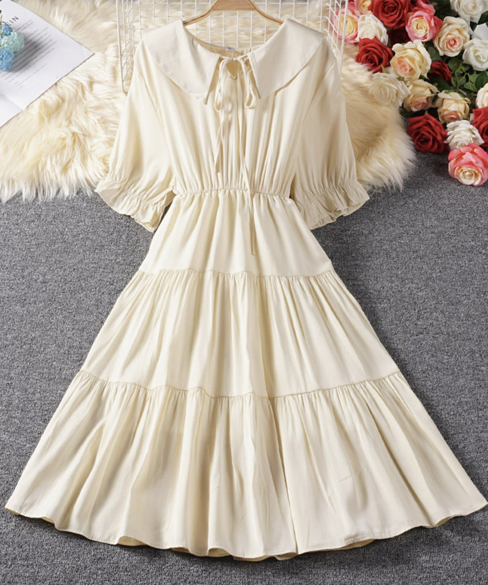 Cute A Line Dress Short Sleeve Dress Summer Dress on Luulla