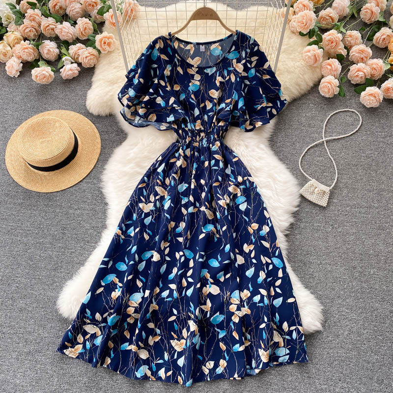 Cute Floral A Line Dress Fashion Dress on Luulla