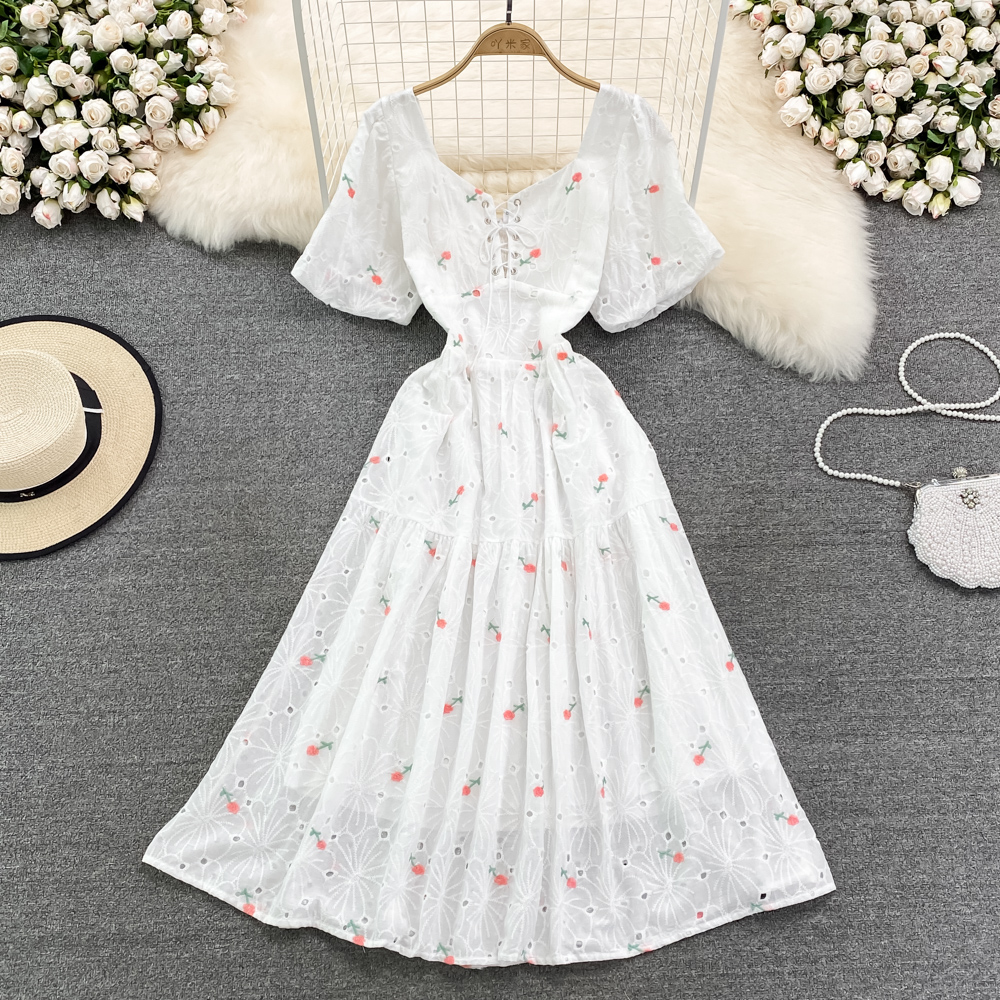 Cute Floal A Line Dress Fashion Dress