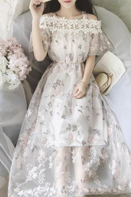 Cute Lace Summer Dress Fashion Dress