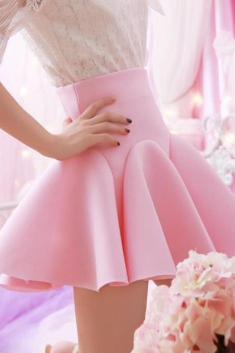 Cute A line short skirt