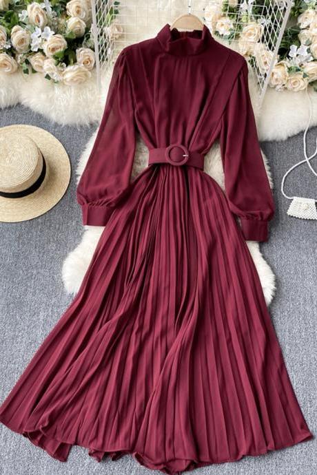 Elegant A Line Chiffon Dress Fashion Dress