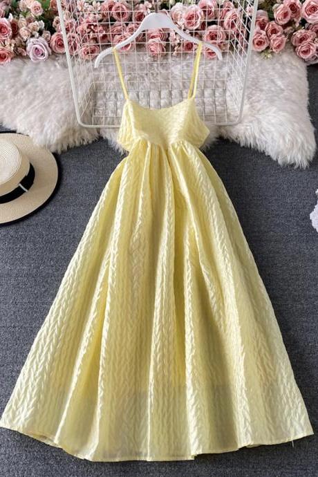 Yellow A Line Dress Fashion Dress