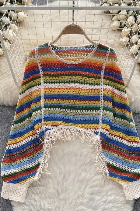 Cute Long Sleeve Knitted Sweater