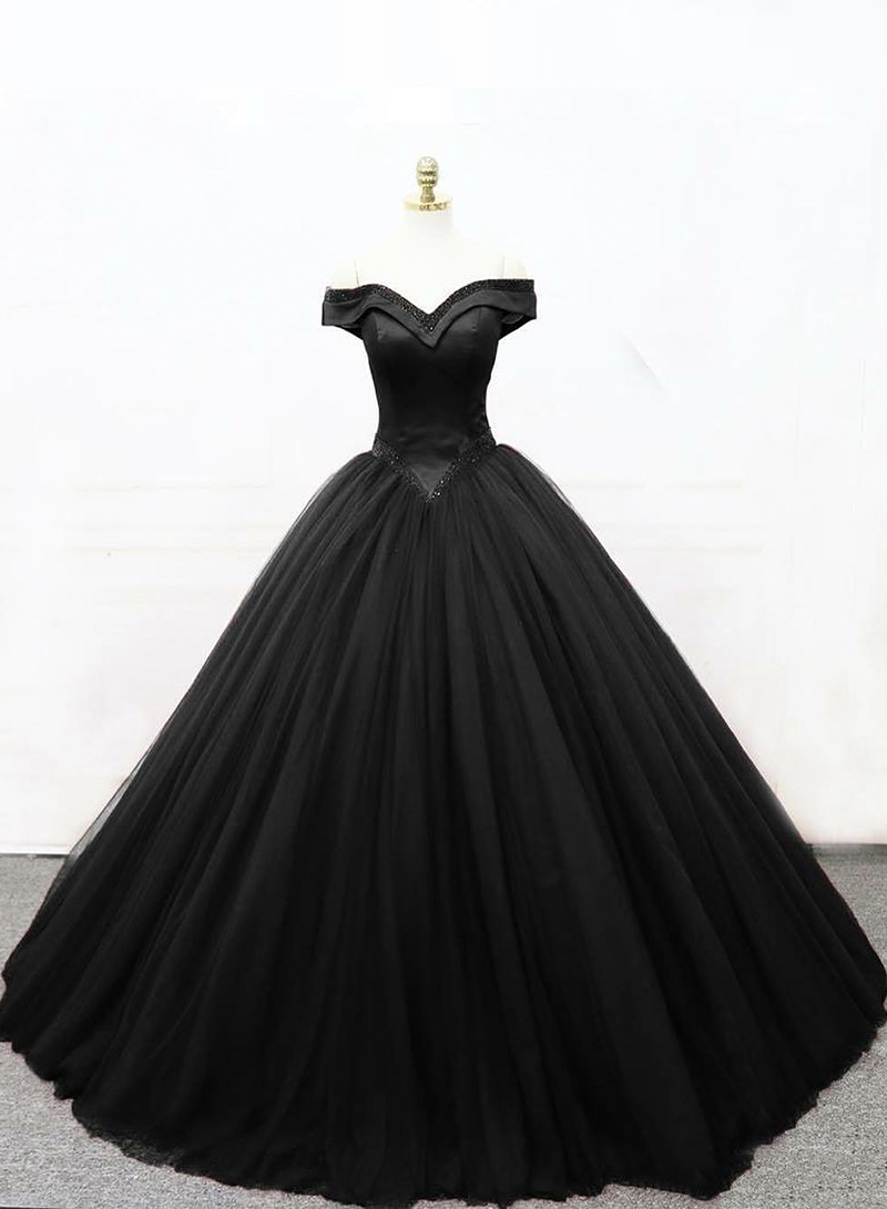 Black Princess Ball Gown Black Formal Dress on Luulla