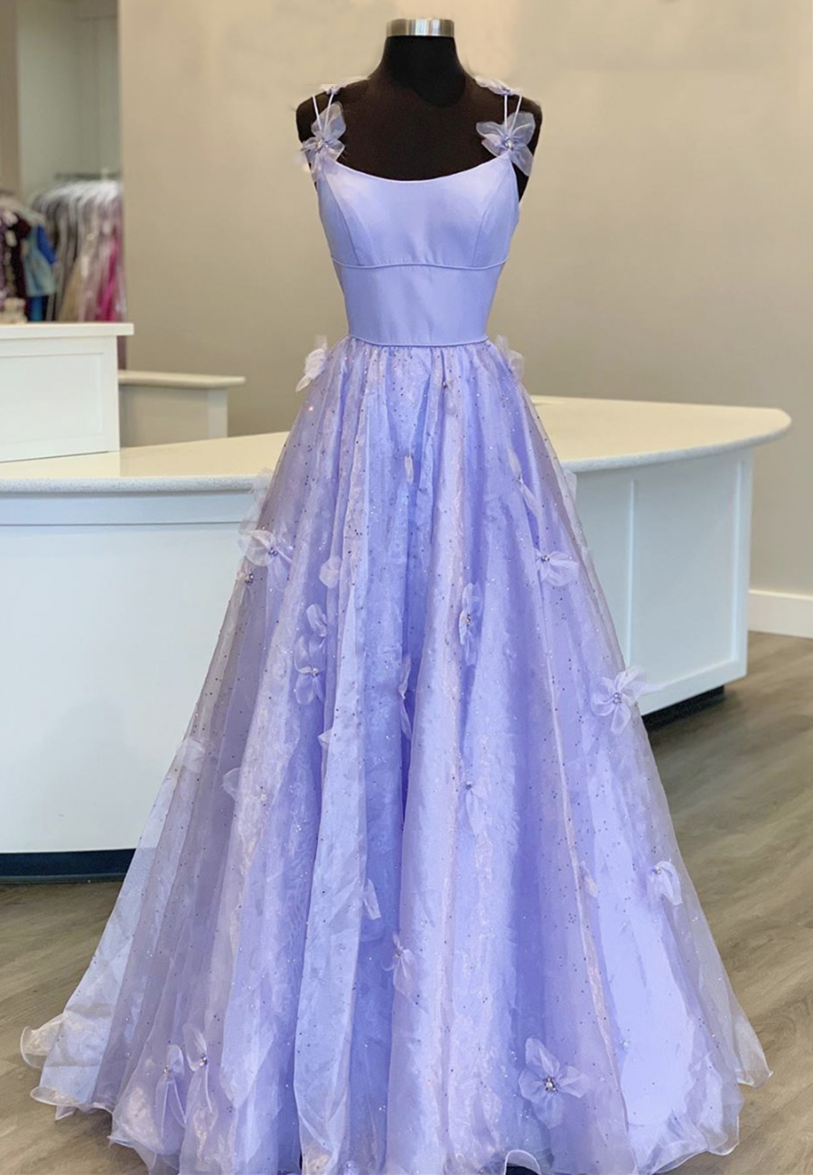 Purple Tulle Long Prom Dress Formal Dress on Luulla