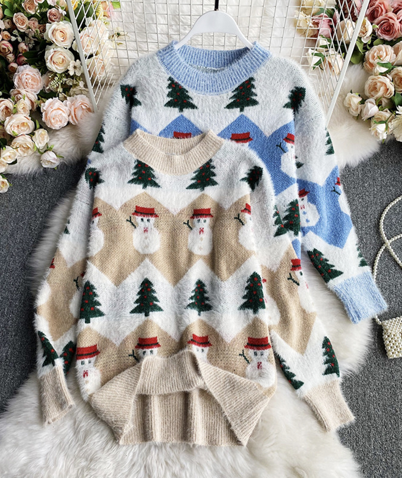 Sweater Cute Christmas Pattern Sweater on Luulla