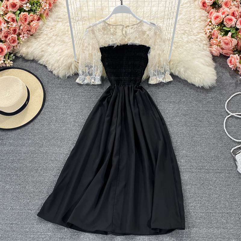 Black A Line Short Dress Fashion Dress on Luulla