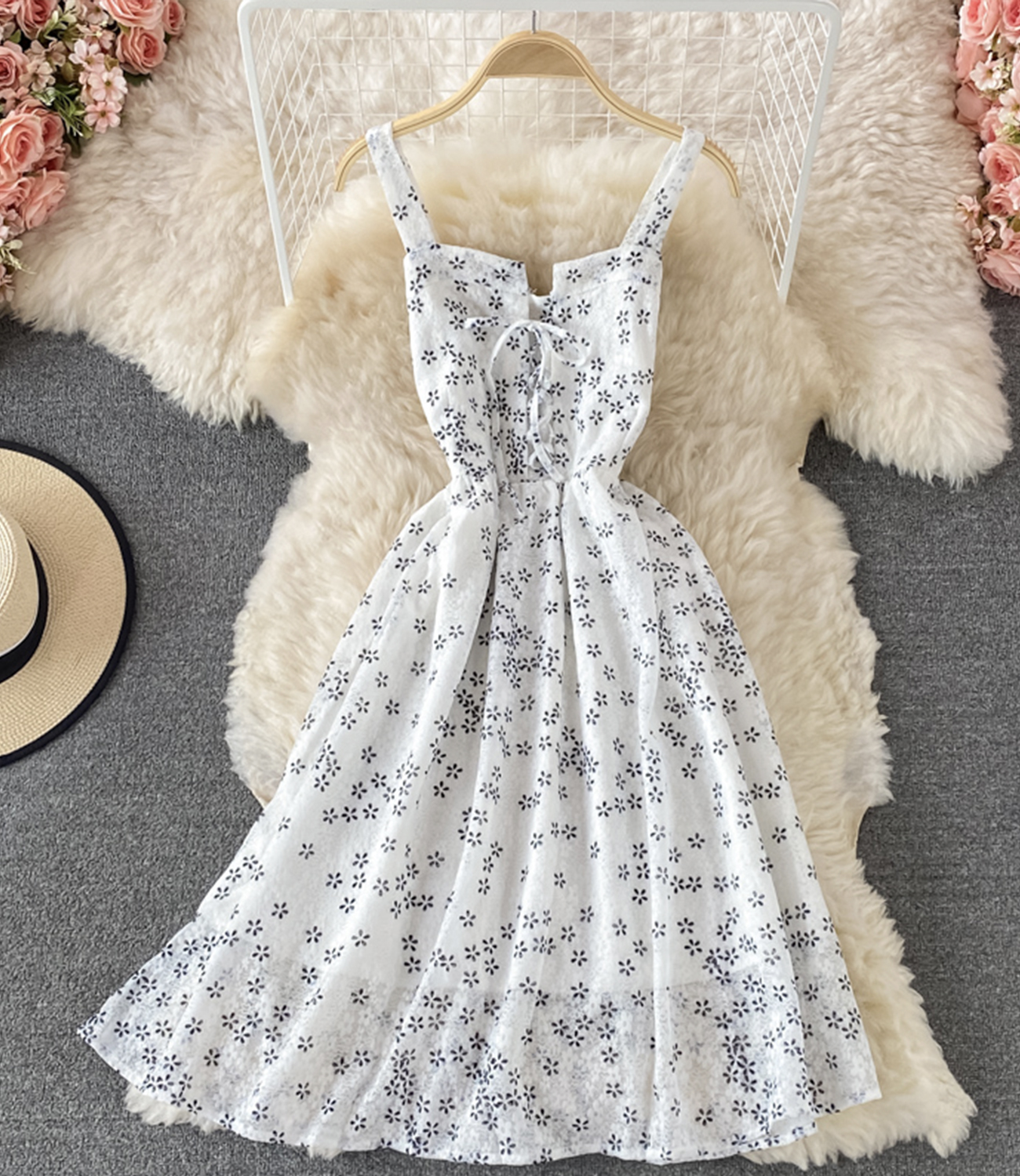 Cute A Line Floral Dress Fashion Dress on Luulla