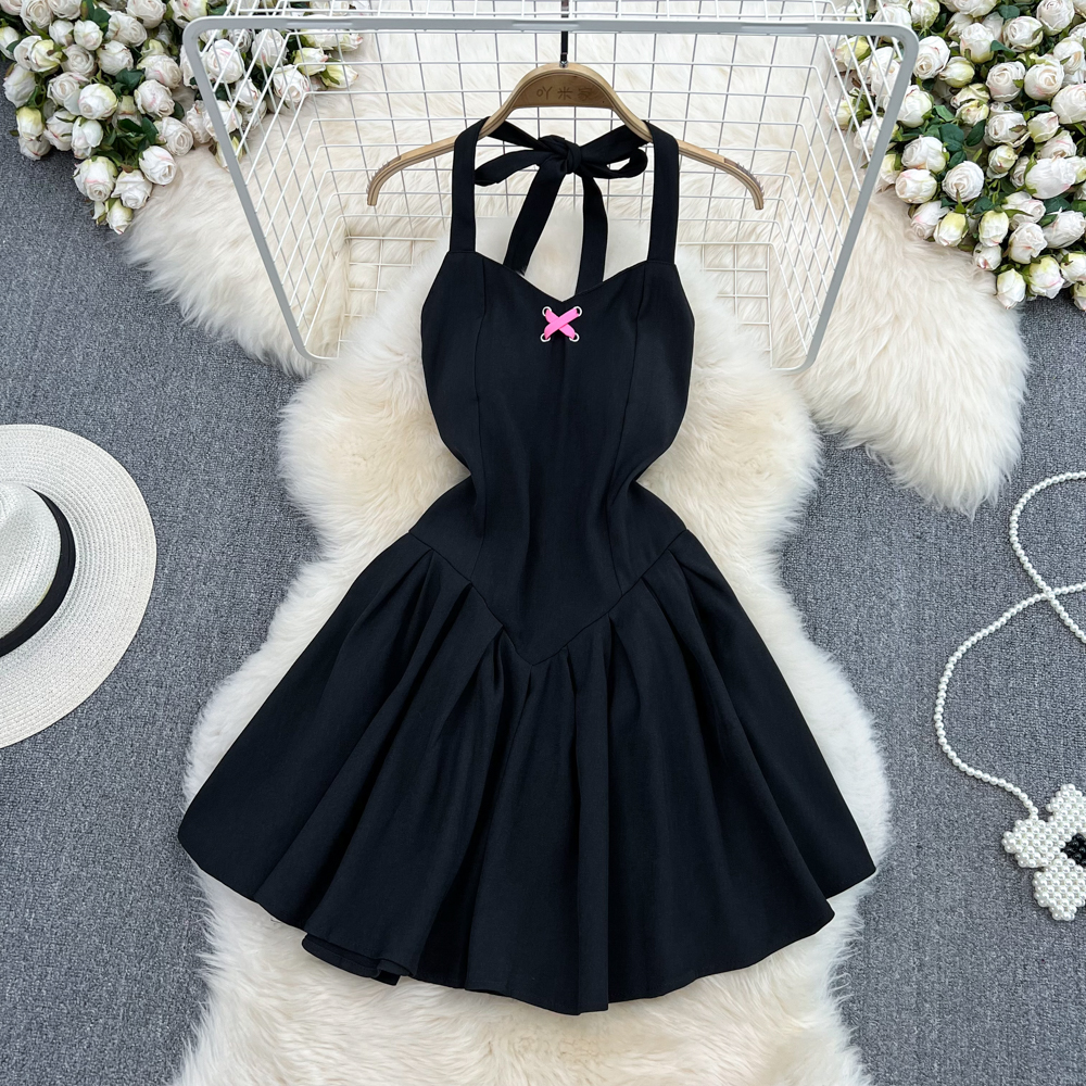 Short Aline Dress Black main image 1