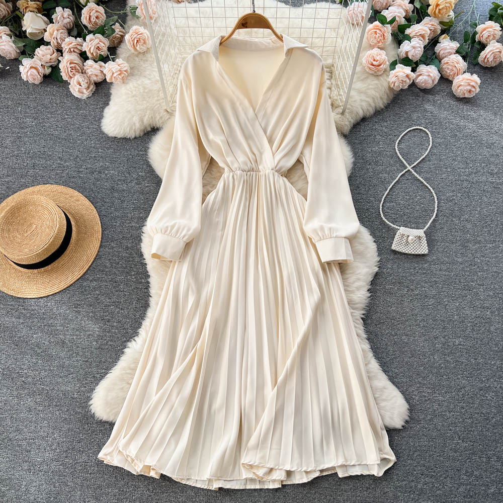 Elegant Chiffon Long Sleeve Dress Fashion Dress on Luulla